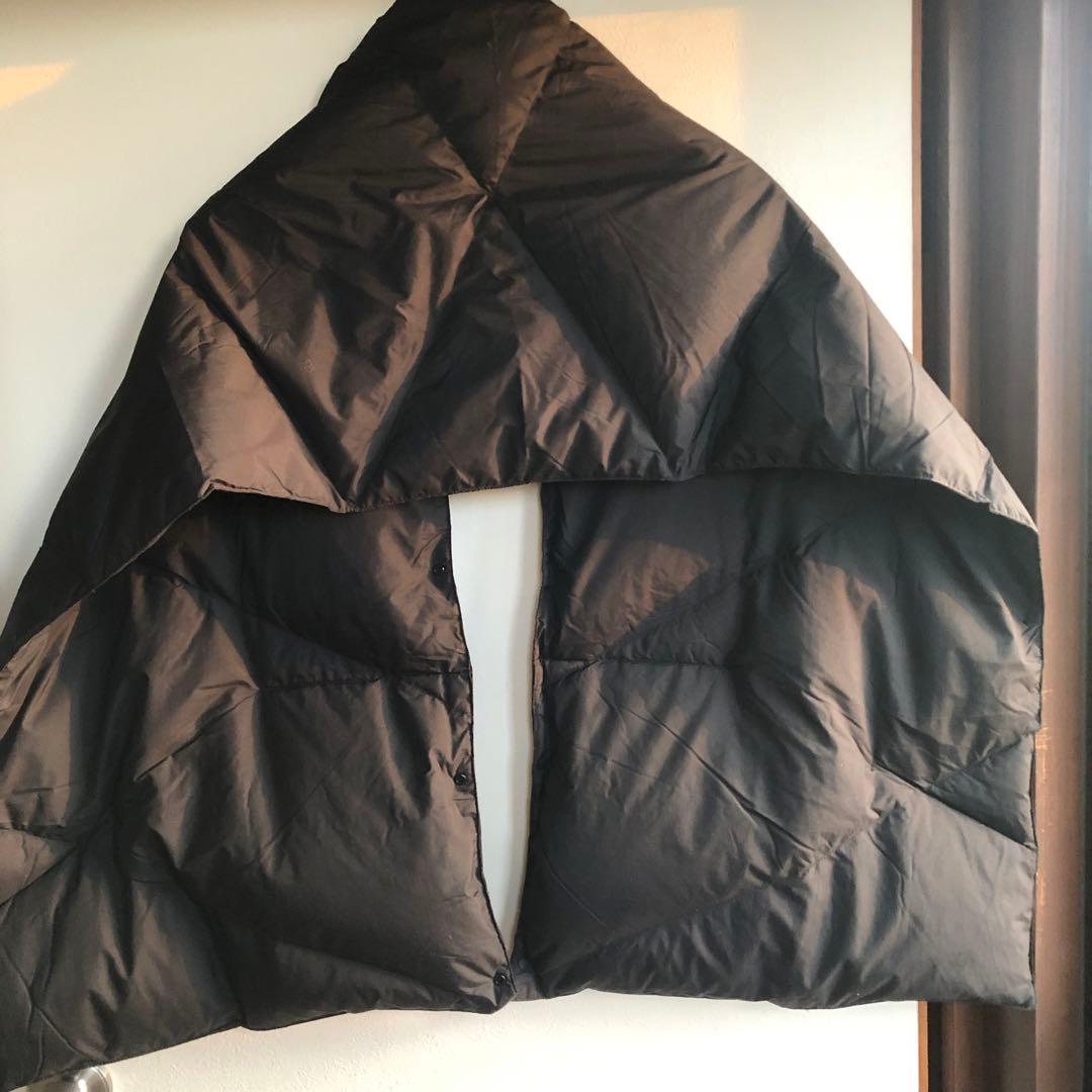 NANGA ダウンポンチョマフラー ブラック