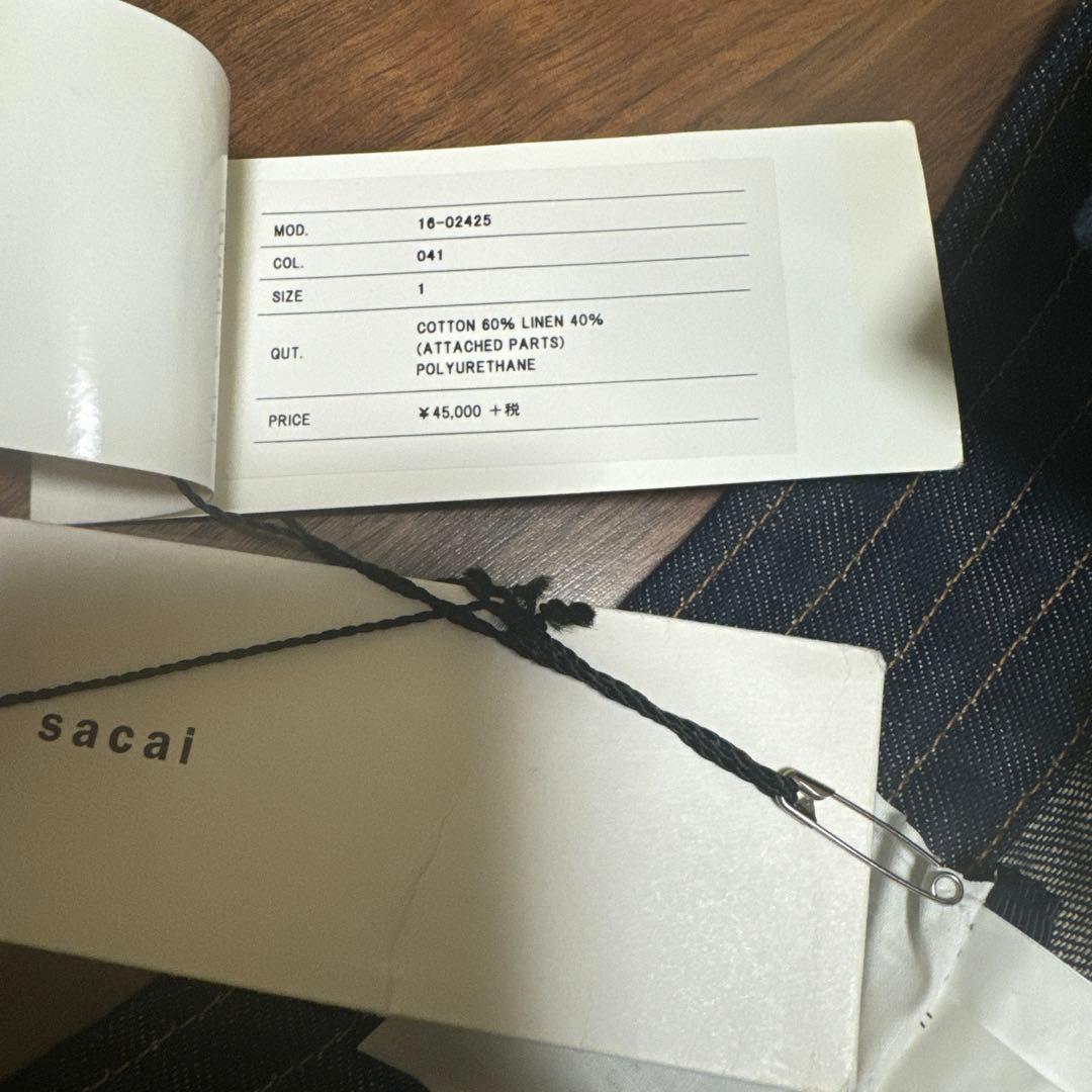 デニムショートパンツ 16-02425 sacai
