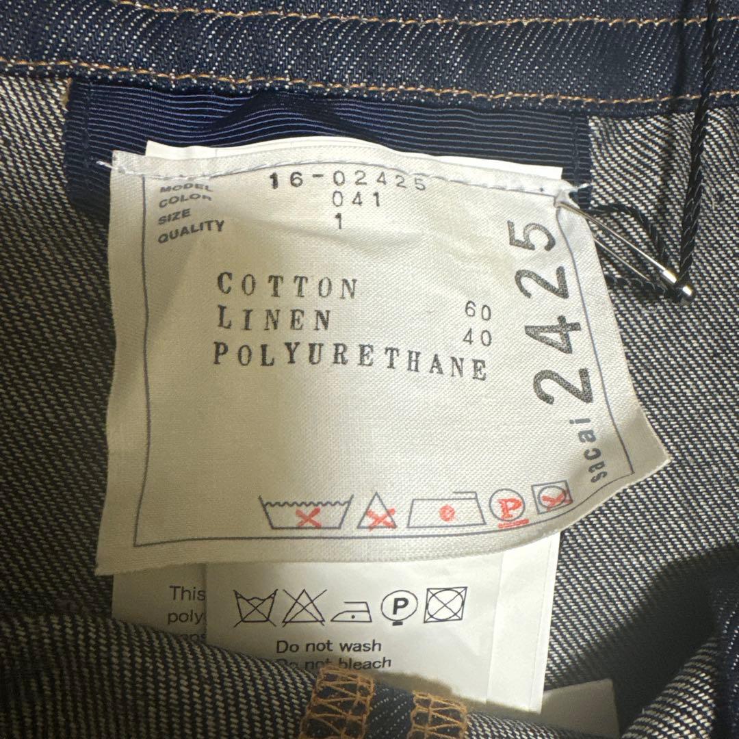 デニムショートパンツ 16-02425 sacai