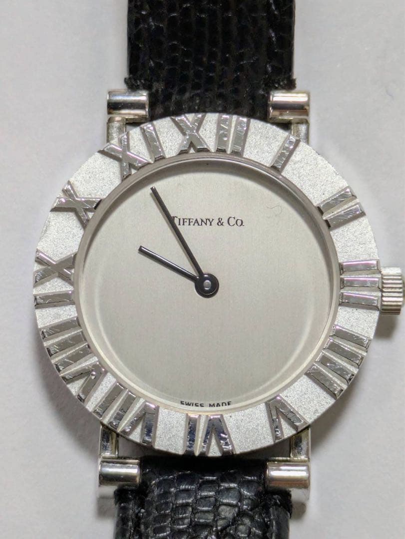【電池新品】TIFFANY&Co. アトラス腕時計 レディース925
