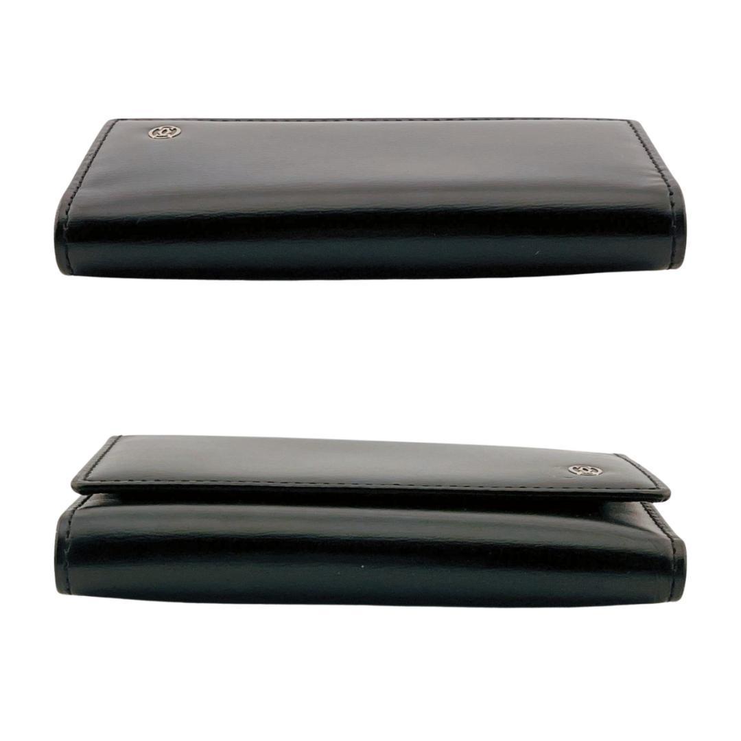 カルティエ パシャライン 6連 キーケース 鍵入れ ブラック系 シルバー金具