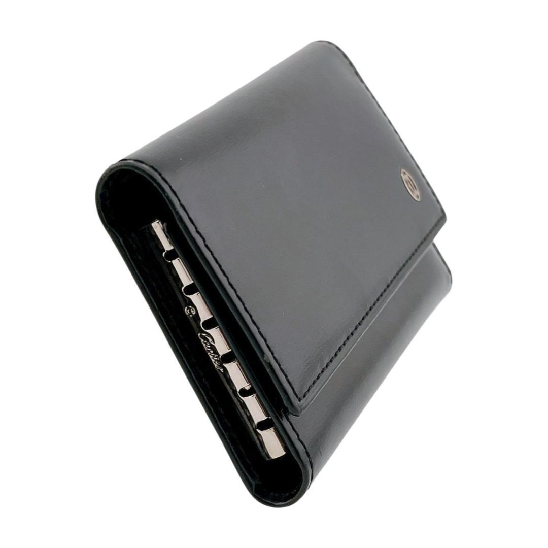 カルティエ パシャライン 6連 キーケース 鍵入れ ブラック系 シルバー金具