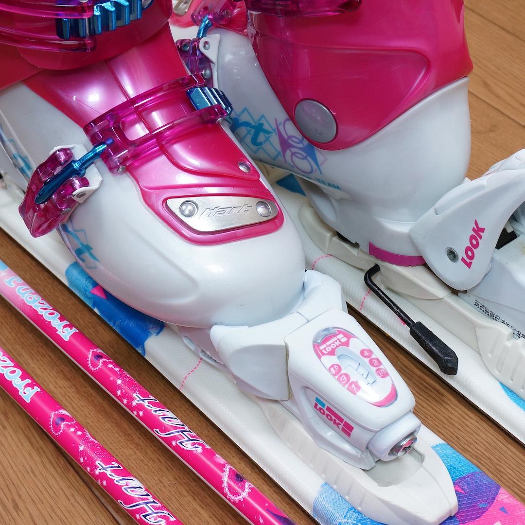 メンテ済 116cm 靴21cm DYNASTAR スキーセット (120