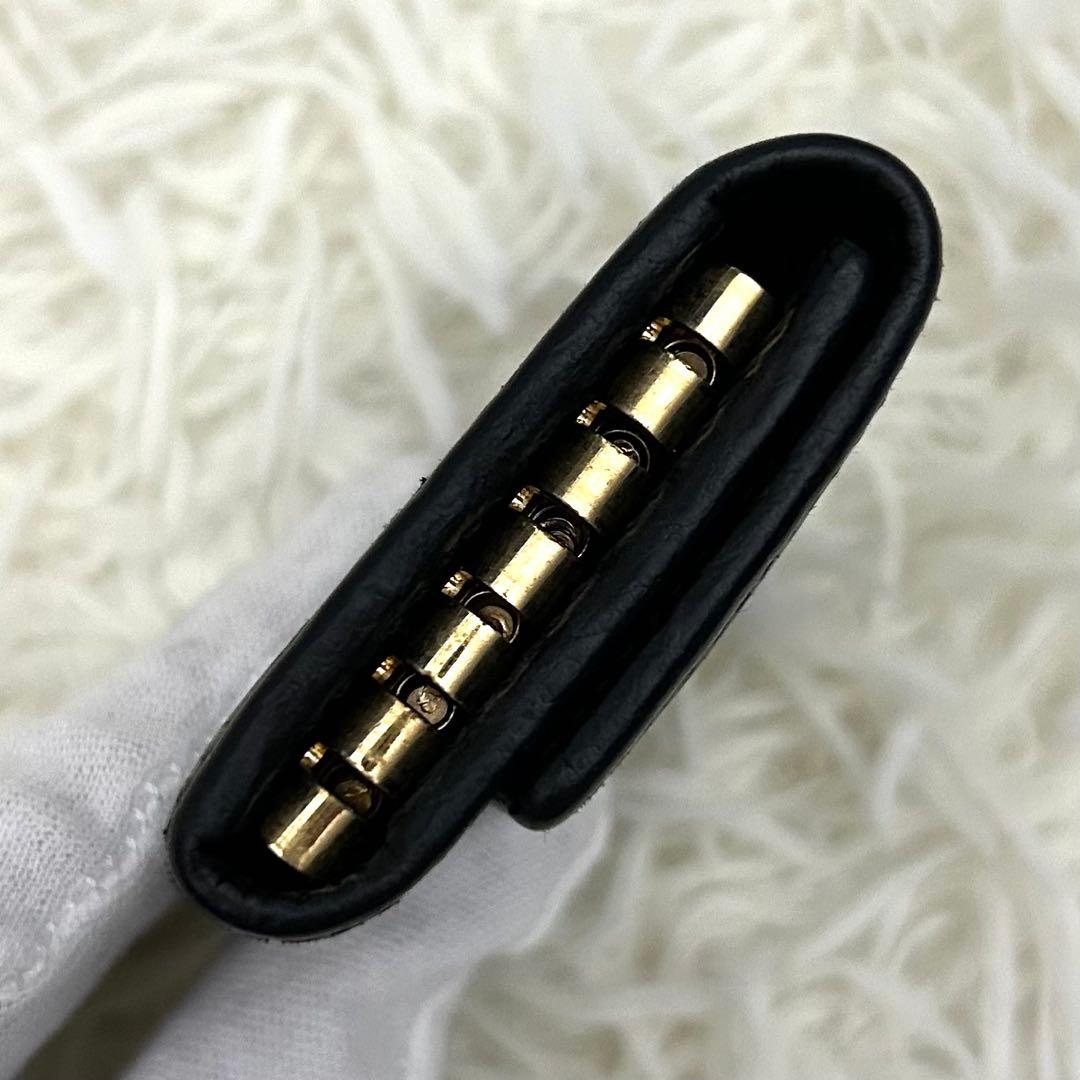 【美品】GUCCI グッチ GGマーモント レザー 6連 キーケース 鍵入れ