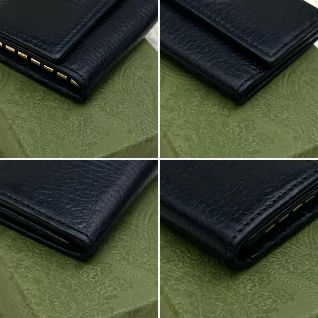 【美品】GUCCI グッチ GGマーモント レザー 6連 キーケース 鍵入れ