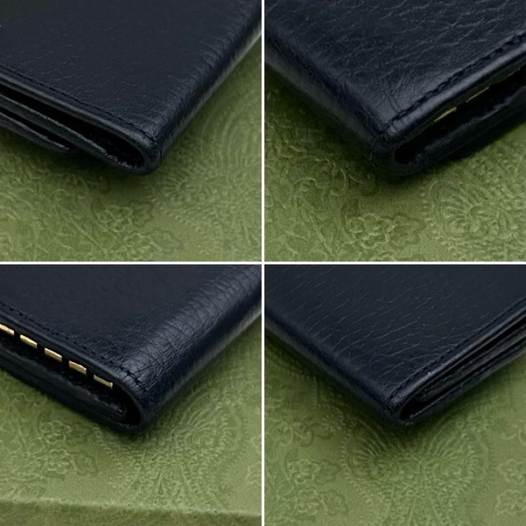 【美品】GUCCI グッチ GGマーモント レザー 6連 キーケース 鍵入れ