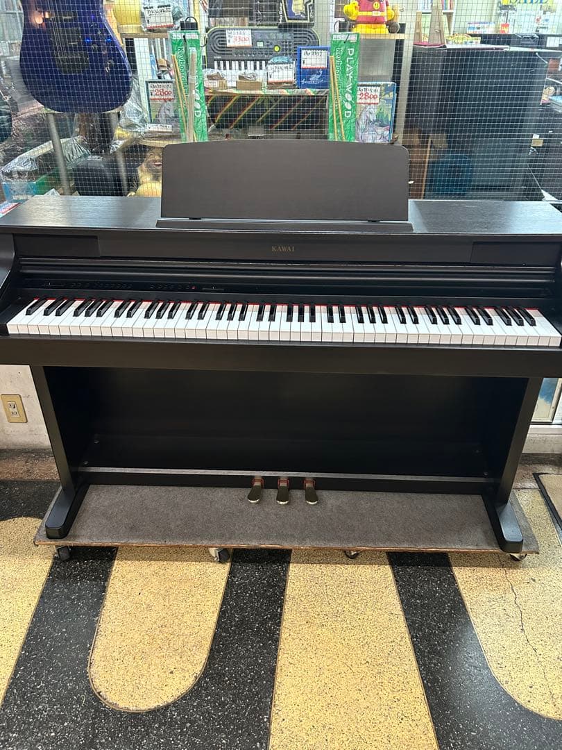 超価格、カワイ電子ピアノPW610、人気の木製鍵盤、88鍵、ピアノ強弱タッチ♪