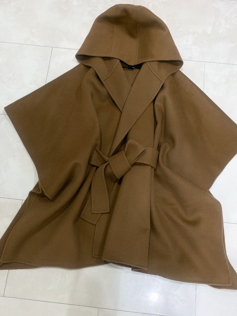 セオリー☆ NEW DIVIDE LUXEポンチョコート未使用キャメル