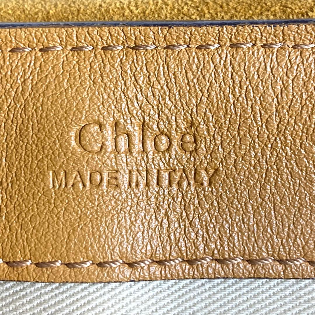 【美品】Chloe クロエ フェイデイ ハンドバック 2way レザー キャメル