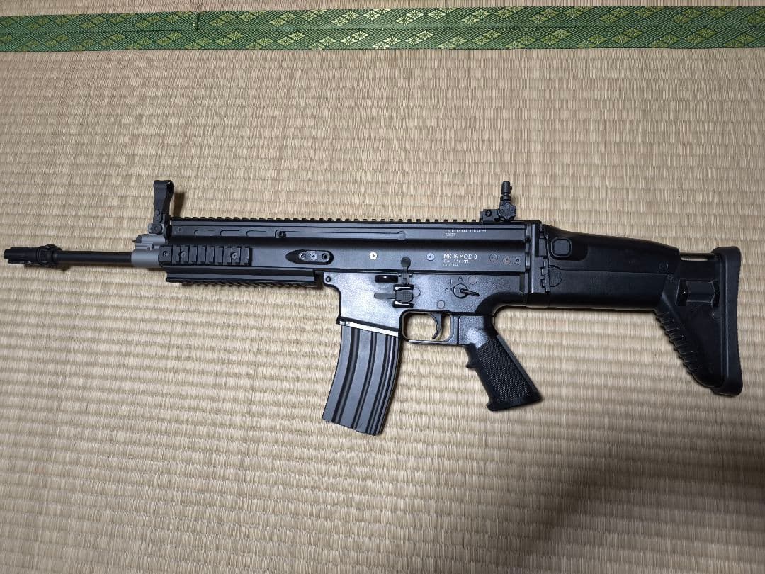 次世代電動ガン 東京マルイ SCAR-L ブラック バッテリー付き