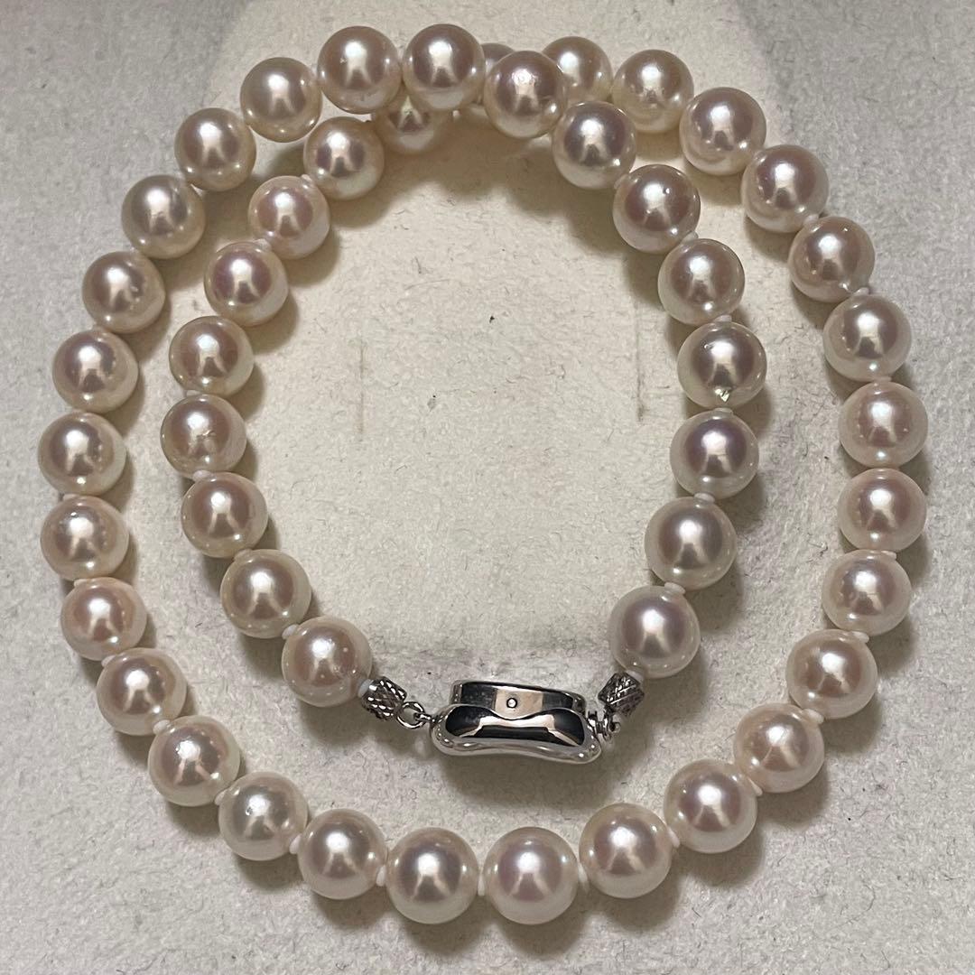 【超大珠✨テリ強】 あこや本真珠 ネックレス イヤリング リング セット パール