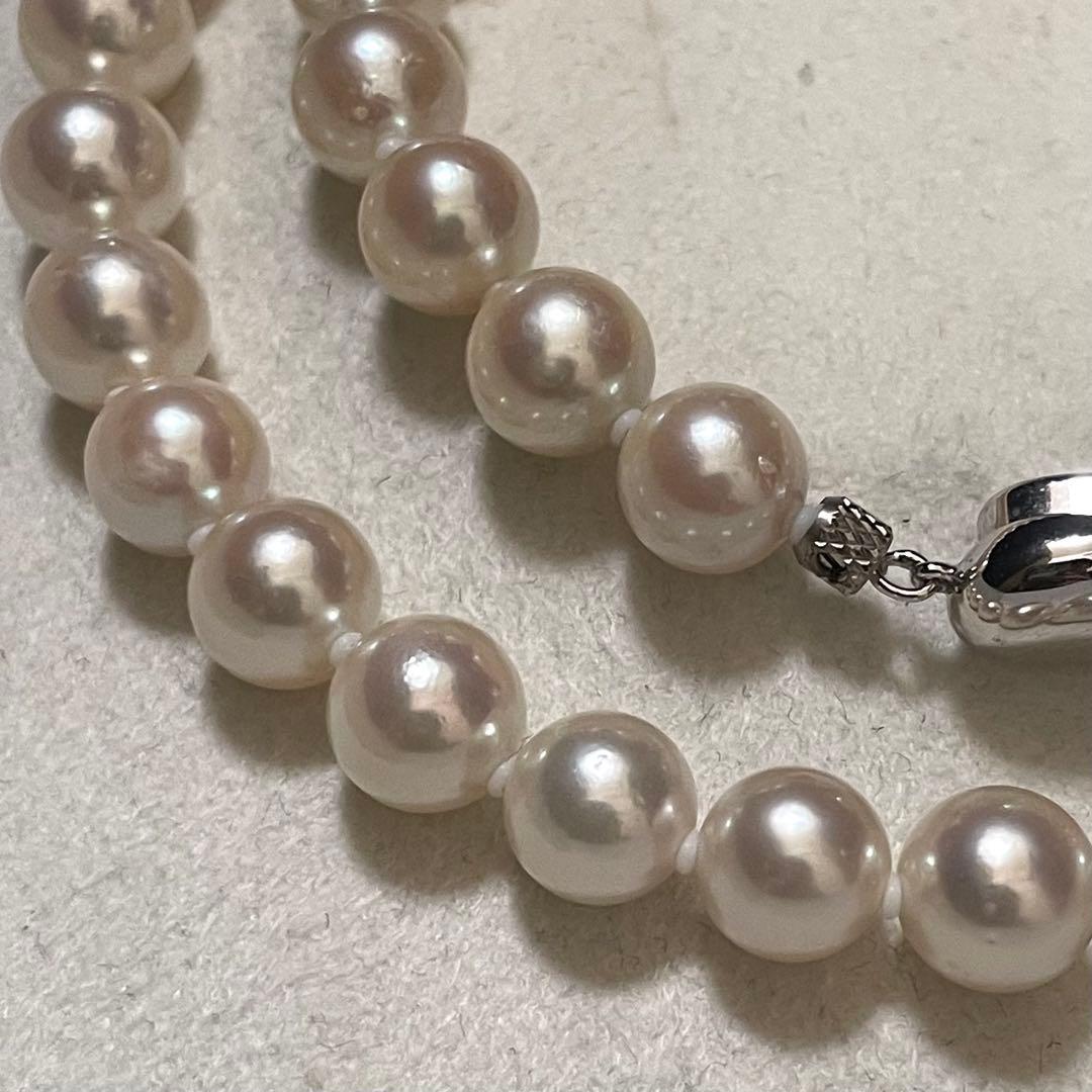 【超大珠✨テリ強】 あこや本真珠 ネックレス イヤリング リング セット パール