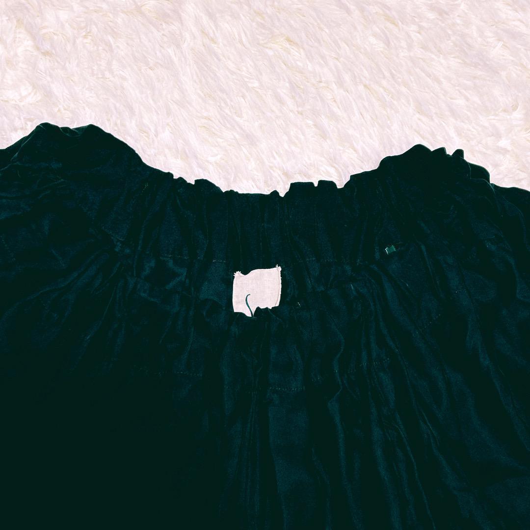 【美品】エスバイシビラ　２way オールインワン リボン付き　ブラック