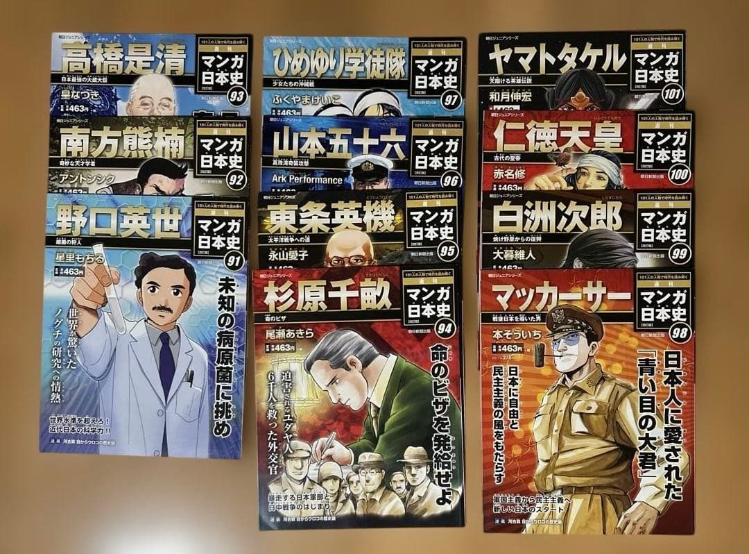マンガ日本史[改訂版] 101人全巻セット