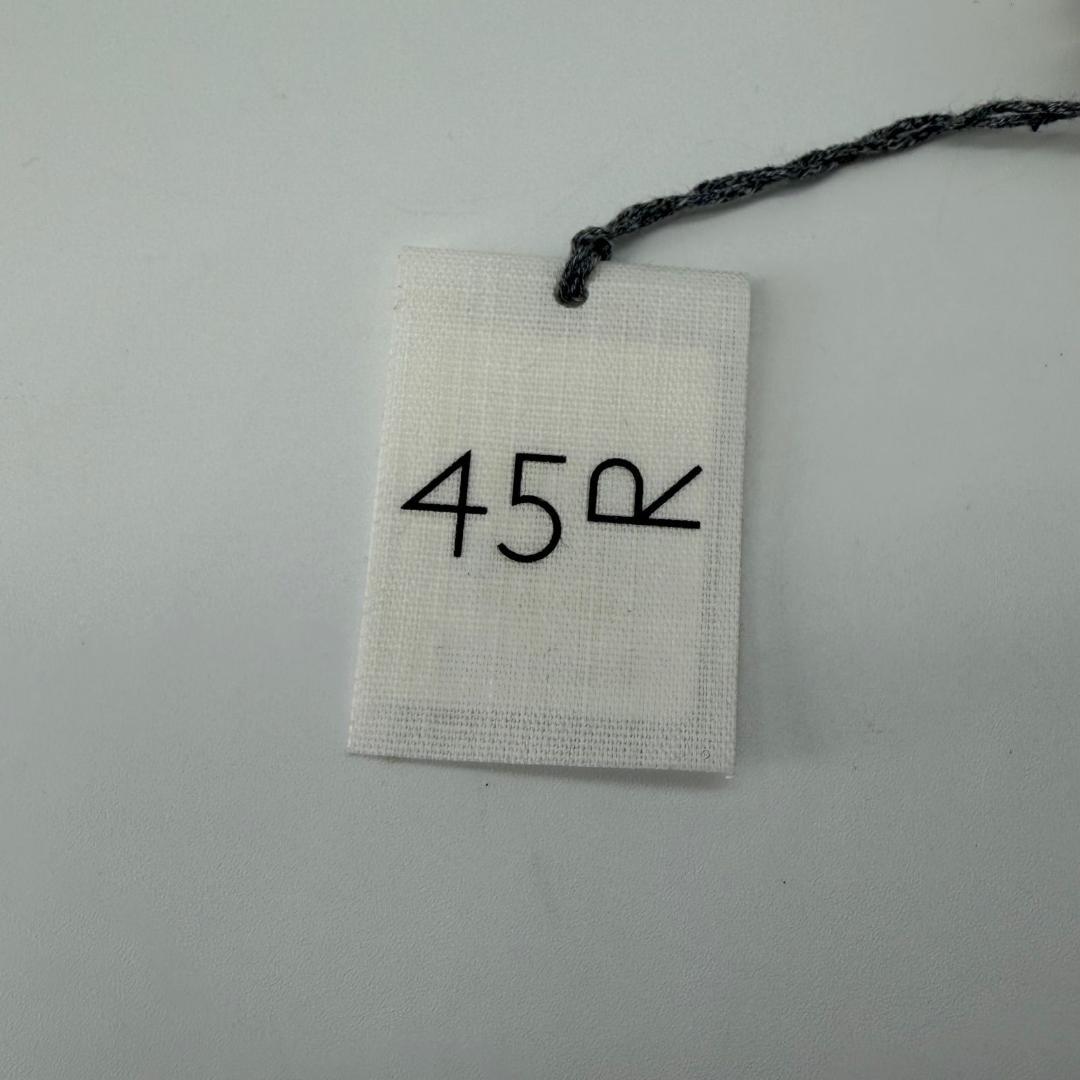 15629✨タグ付き✨45R レザーの小花ネックレス/馬革/ビーズ