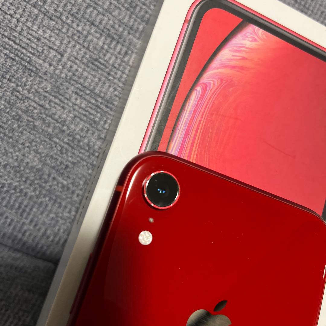美品 iPhone XR 128GB 本体 (PRODUCT RED)