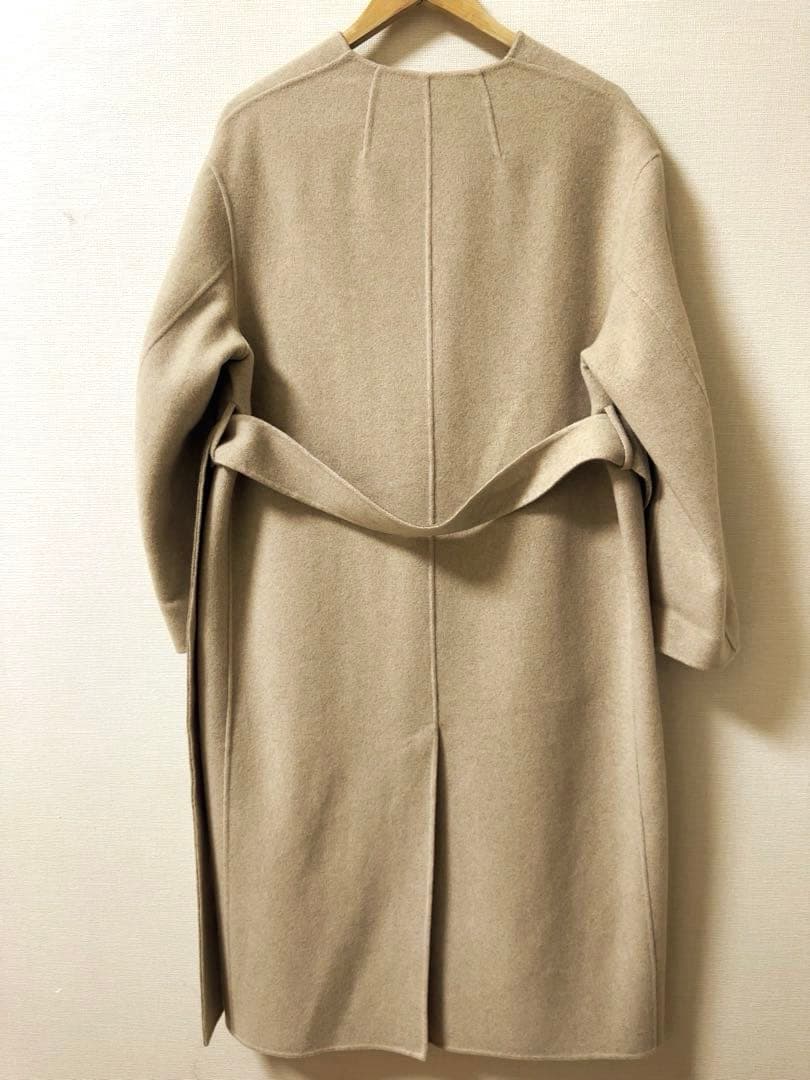 セオリーリュクス　カシミヤ混ダブルフェスコート #38 theory luxe