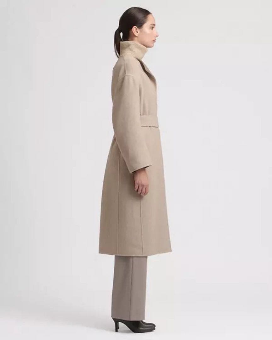 セオリーリュクス　カシミヤ混ダブルフェスコート #38 theory luxe