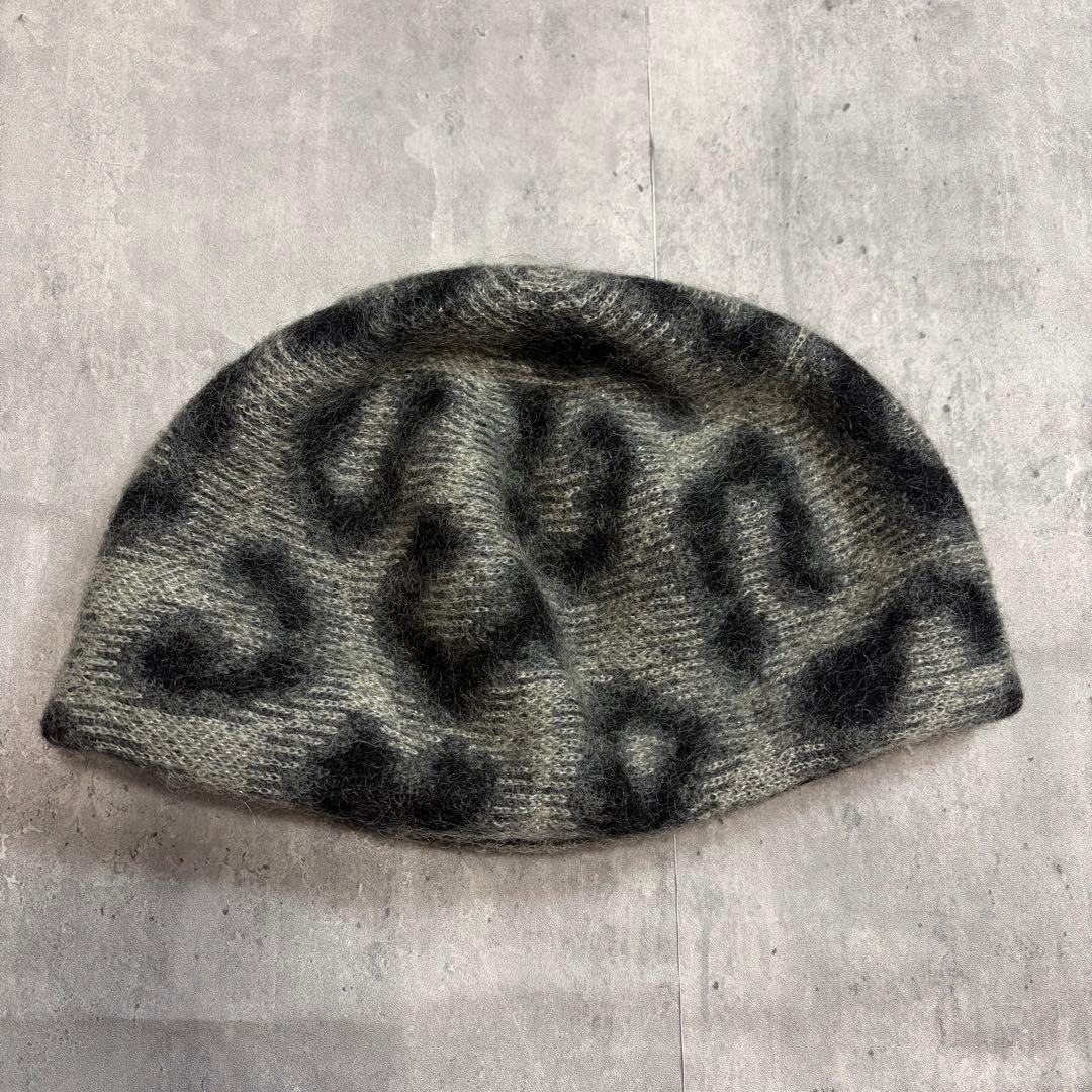 Vivienne Westwood　ベレー帽　ウール　モヘヤ　レオパード柄