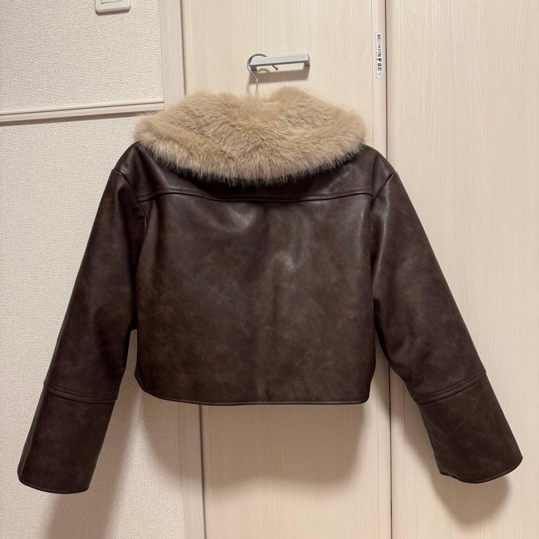 darich ダーリッチ リボンベルトヴィンテージレザージャケット