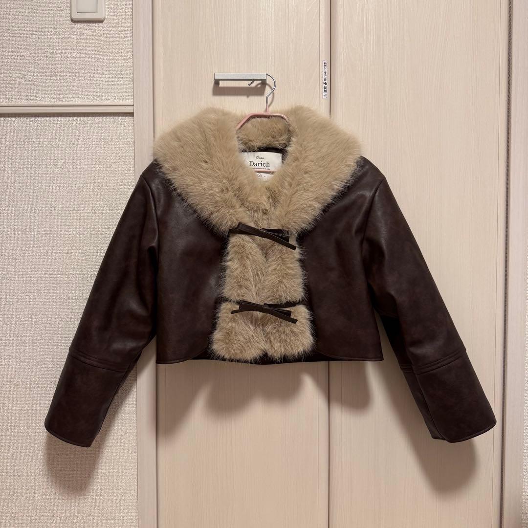 darich ダーリッチ リボンベルトヴィンテージレザージャケット