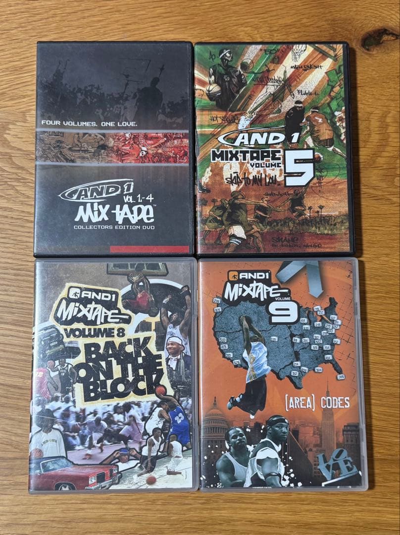 スポーツ・フィットネス AND1 MIXTAPE VOL 1-4 5 8 9
