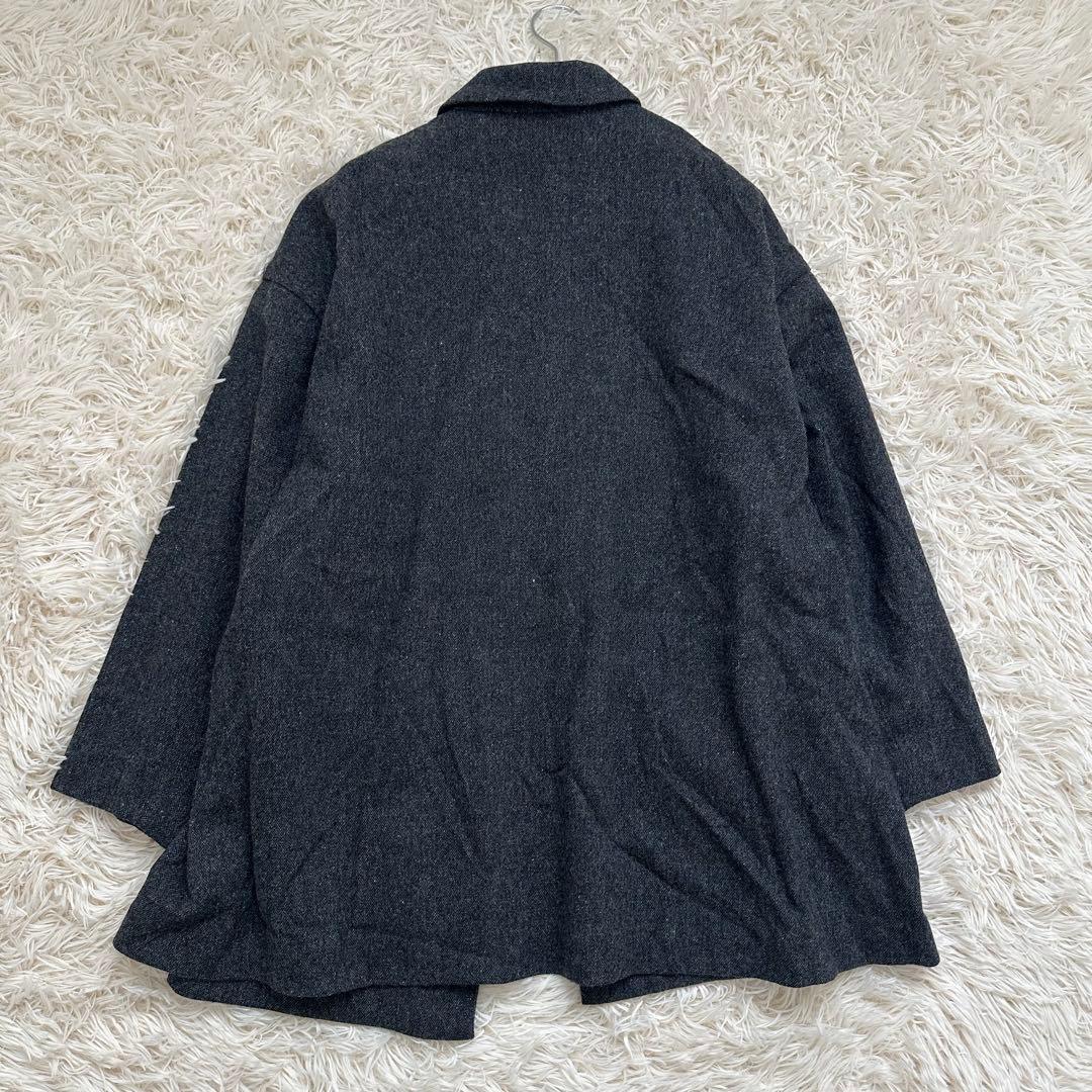 【りゅうママ】2024✨ミズイロインド　ウールブレンドテーラードジャケット