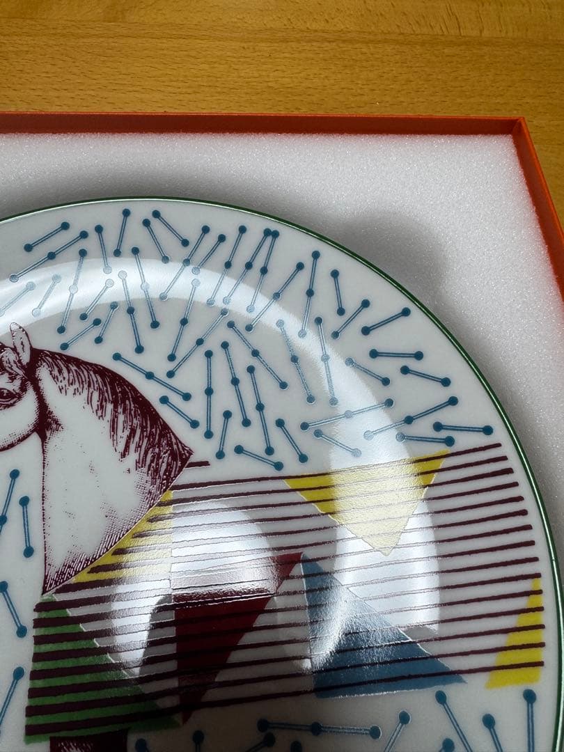 【ヒレ肉(テンダーロイン)】HERMES HIPPOMOBILE 陶器皿