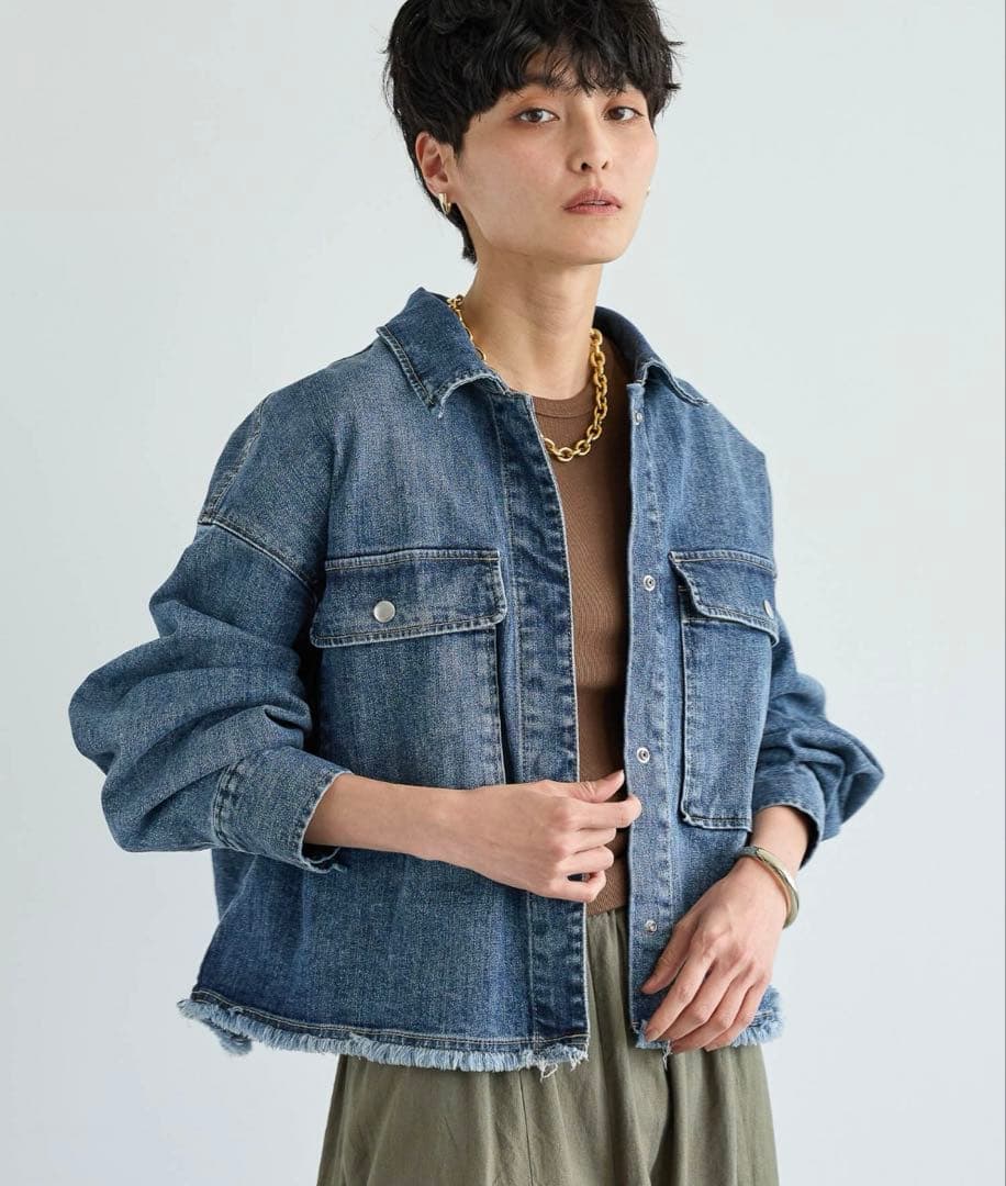 新品　バンヤードストーム　ショートワイドＧジャン　デニムジャケット¥19,800