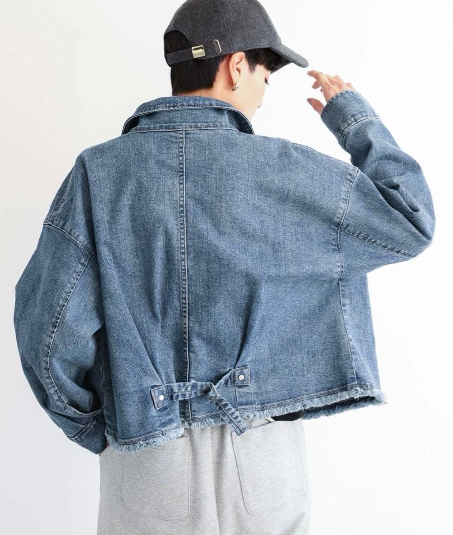 新品　バンヤードストーム　ショートワイドＧジャン　デニムジャケット¥19,800