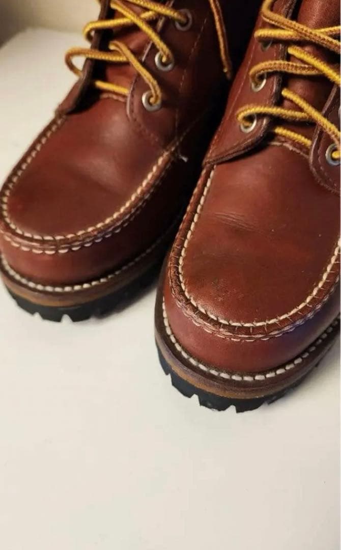 CHIPPEWA(チペワ) ワークブーツ モックトゥ 白タグ 90s