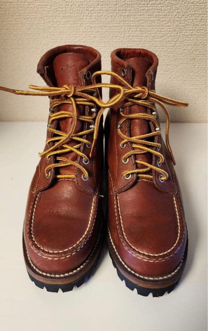 CHIPPEWA(チペワ) ワークブーツ モックトゥ 白タグ 90s