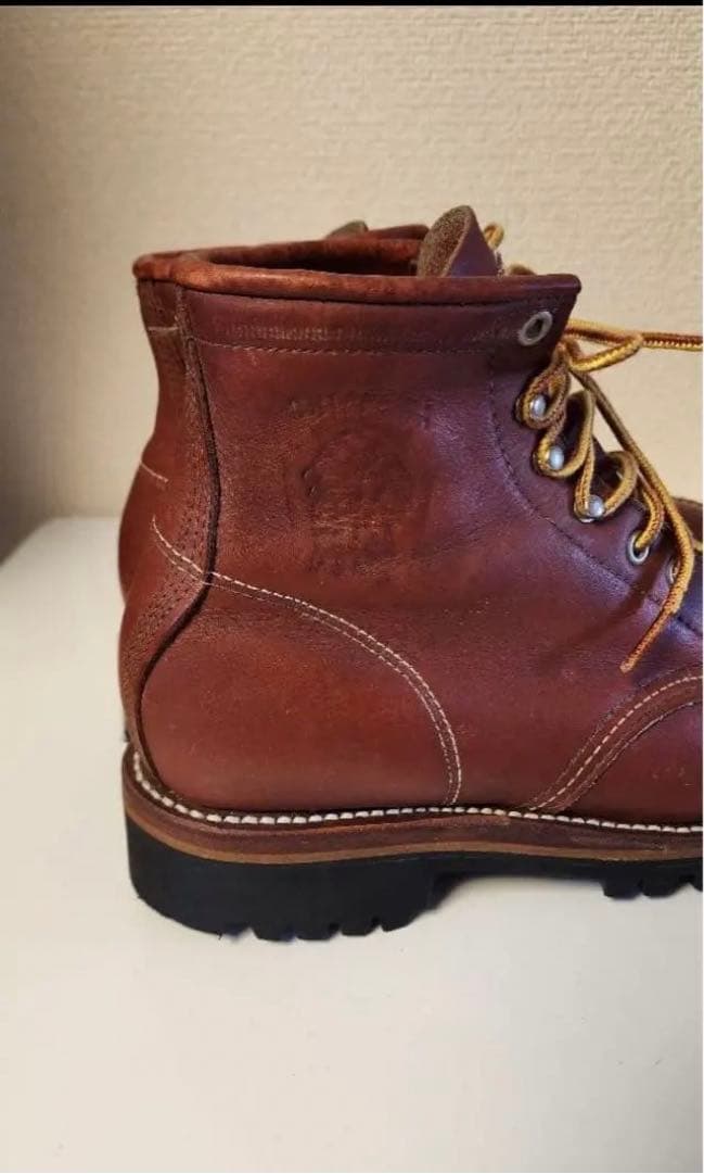 CHIPPEWA(チペワ) ワークブーツ モックトゥ 白タグ 90s