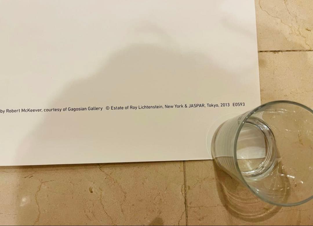 【未使用レア】アメリカン・ポップ・アート展 ロイ・リキテンスタイン B1ポスター