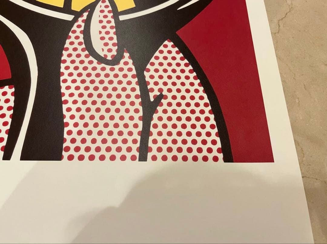 【未使用レア】アメリカン・ポップ・アート展 ロイ・リキテンスタイン B1ポスター