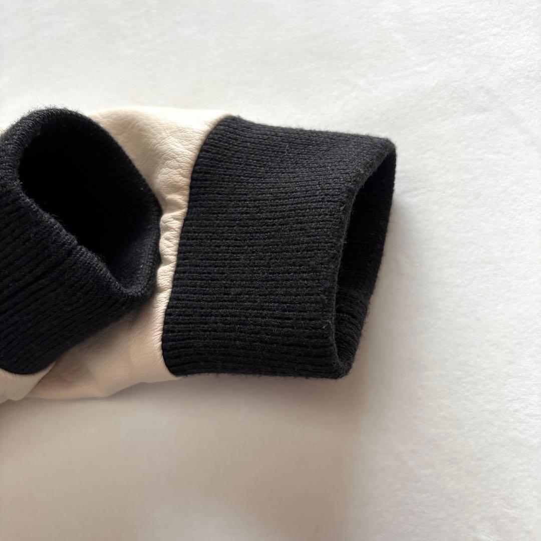 極美品☆スピックアンドスパン　スタンダード　スタジャン　ブラック　38