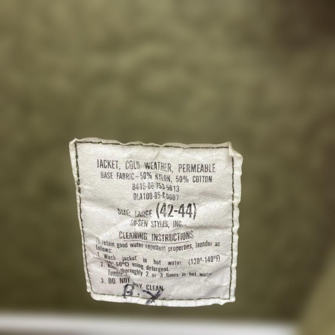 80's ヴィンテージ‼️米軍実物 USNAVY A-2 デッキジャケット 内ボア