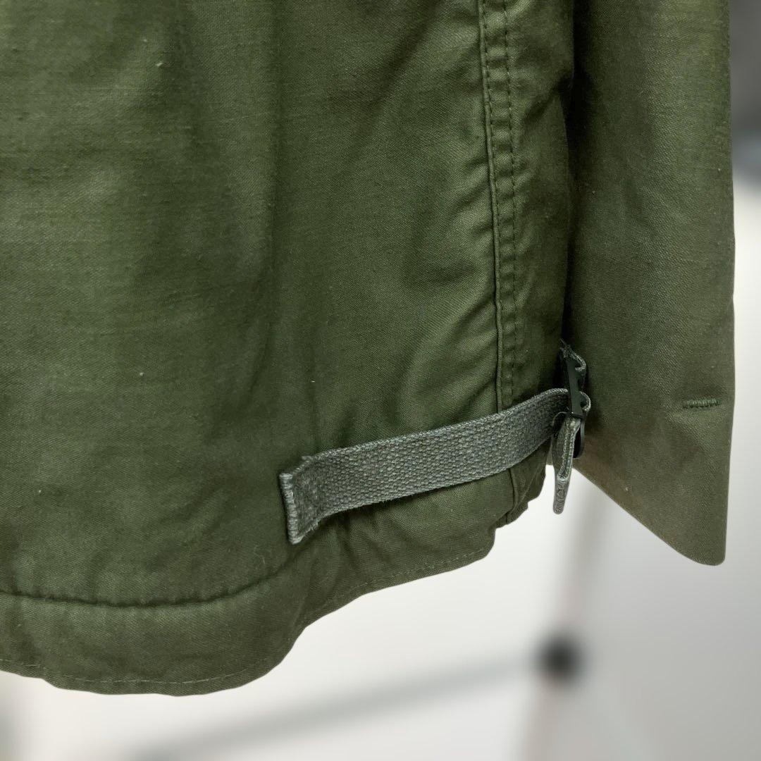 80's ヴィンテージ‼️米軍実物 USNAVY A-2 デッキジャケット 内ボア