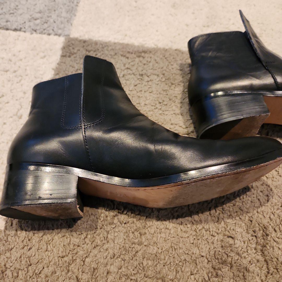 パドローネ　41　PADORONE　ブーツ　革　ブラック