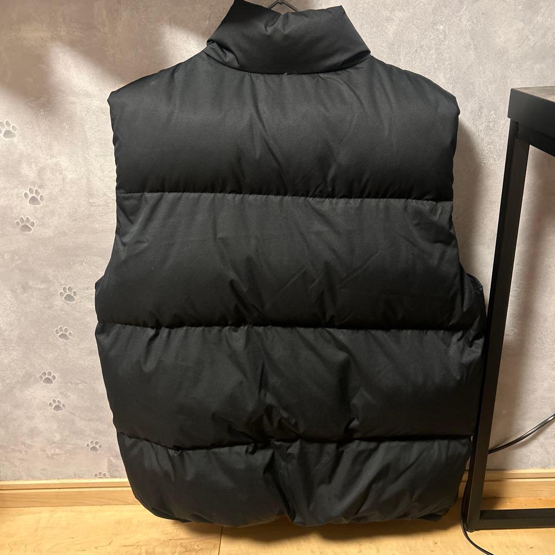 298【美品】NIKE ナイキ　ダウンベスト　刺繍ロゴ　肉厚　ブラック L