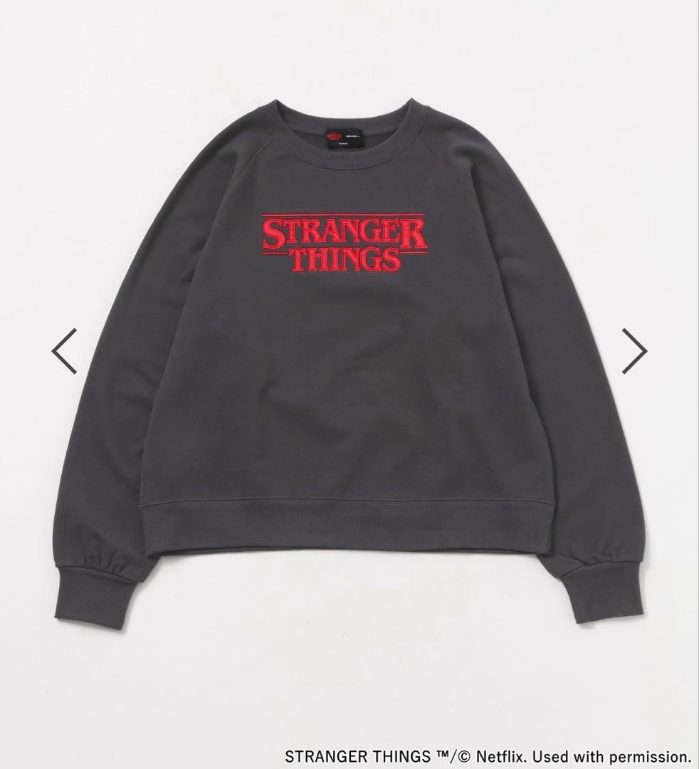 STRANGER THINGS グレー トレーナー　ニコアンド