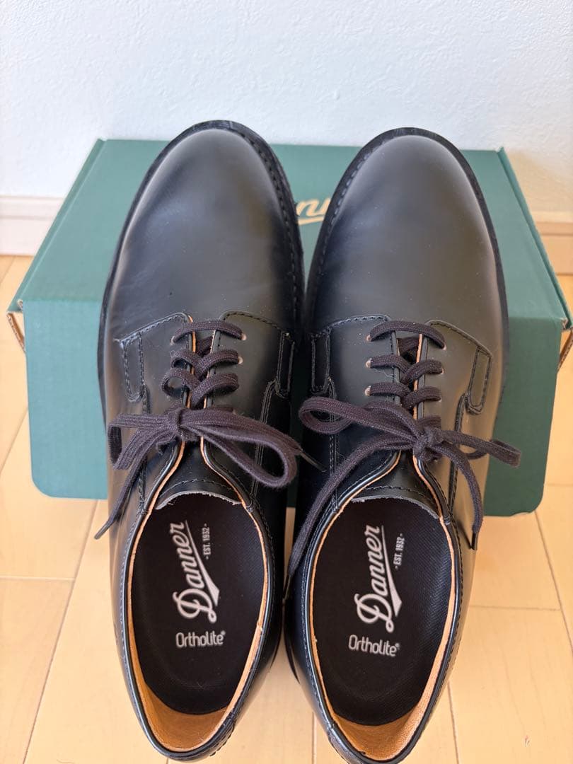 Danner 黒 ポストマンシューズ