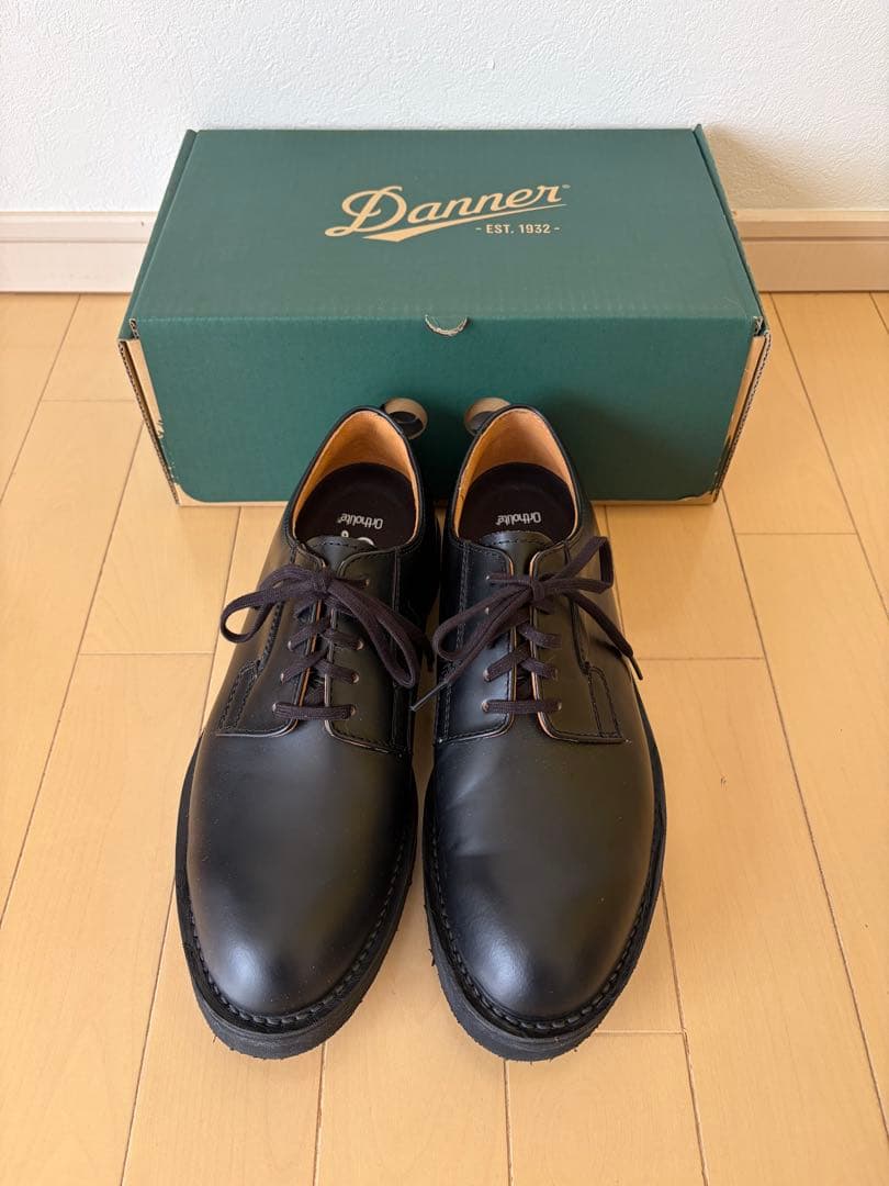 Danner 黒 ポストマンシューズ