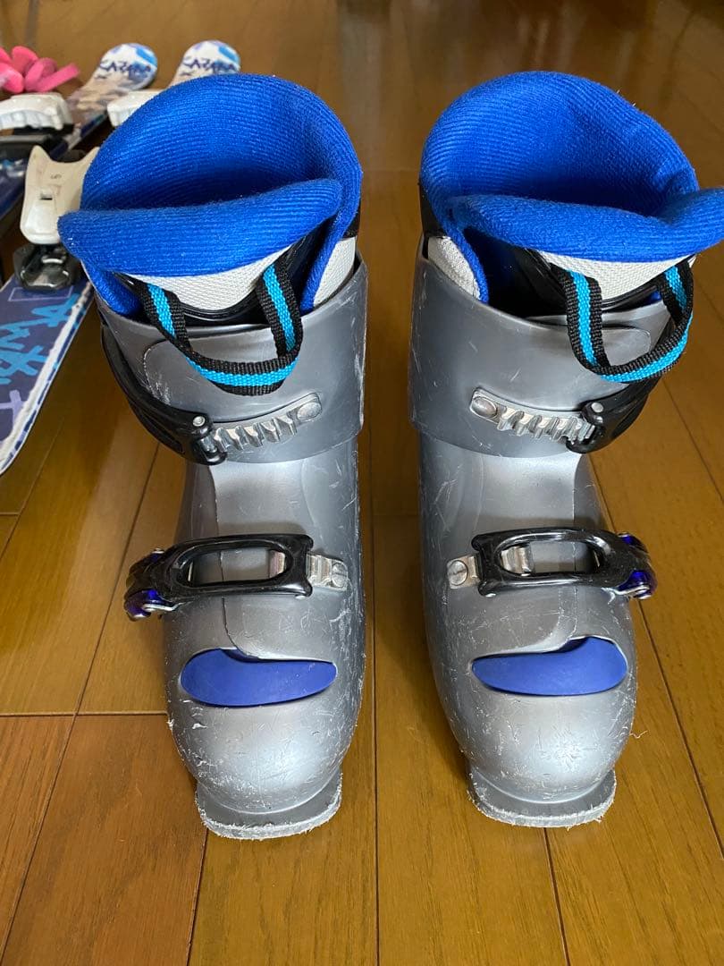 ◉スキー.ジュニア 4点セット★板106／靴21-22◆送料込◆