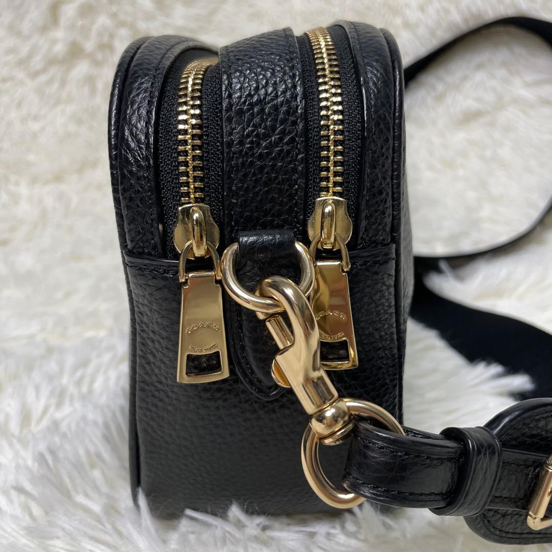 美品 COACH コーチ F75818 ホースアンドキャリッジ ショルダーバッグ