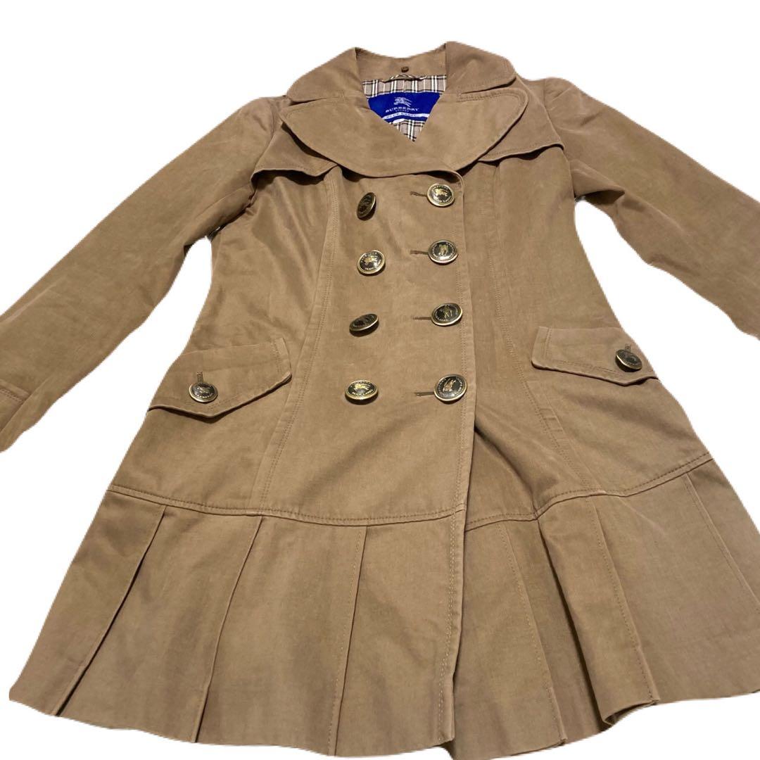 中古 Burberry バーバリー ブルーレーベル コート ノバチェック M