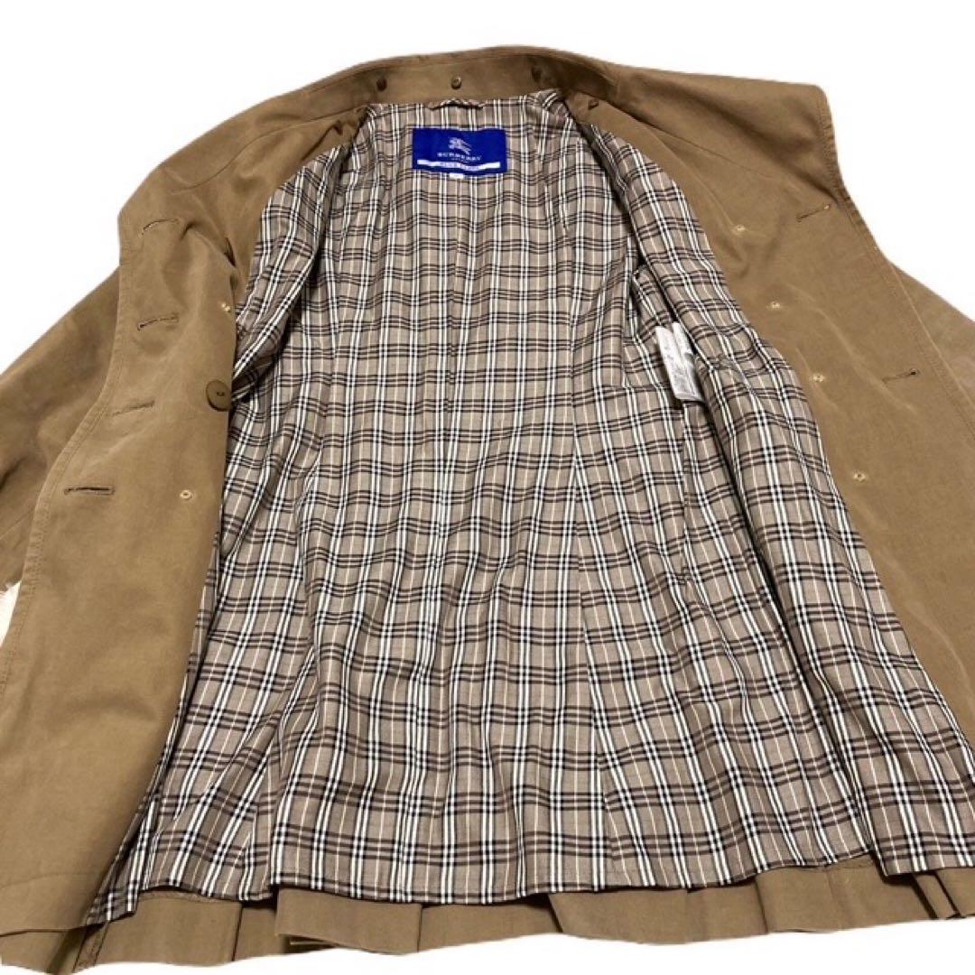 中古 Burberry バーバリー ブルーレーベル コート ノバチェック M