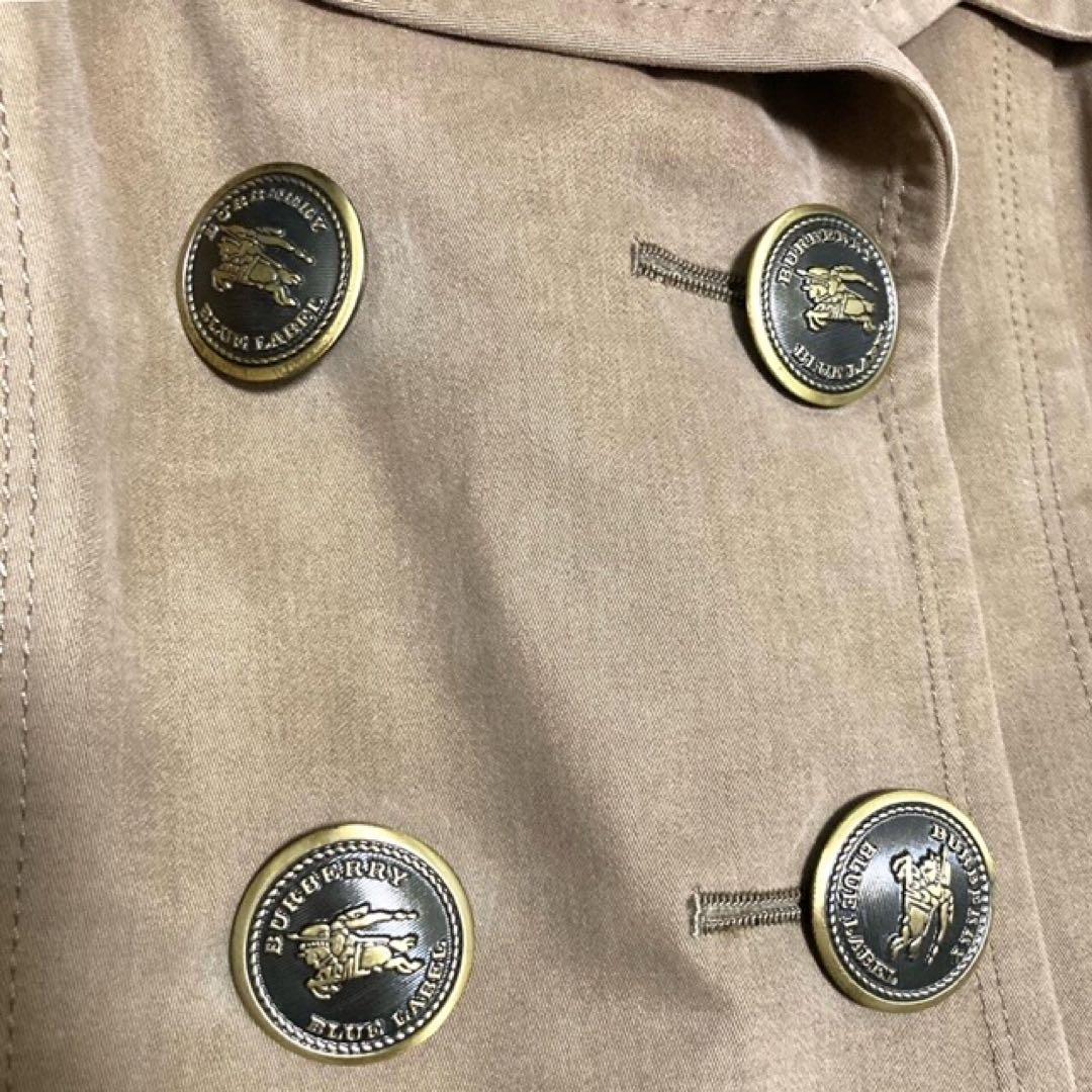 中古 Burberry バーバリー ブルーレーベル コート ノバチェック M