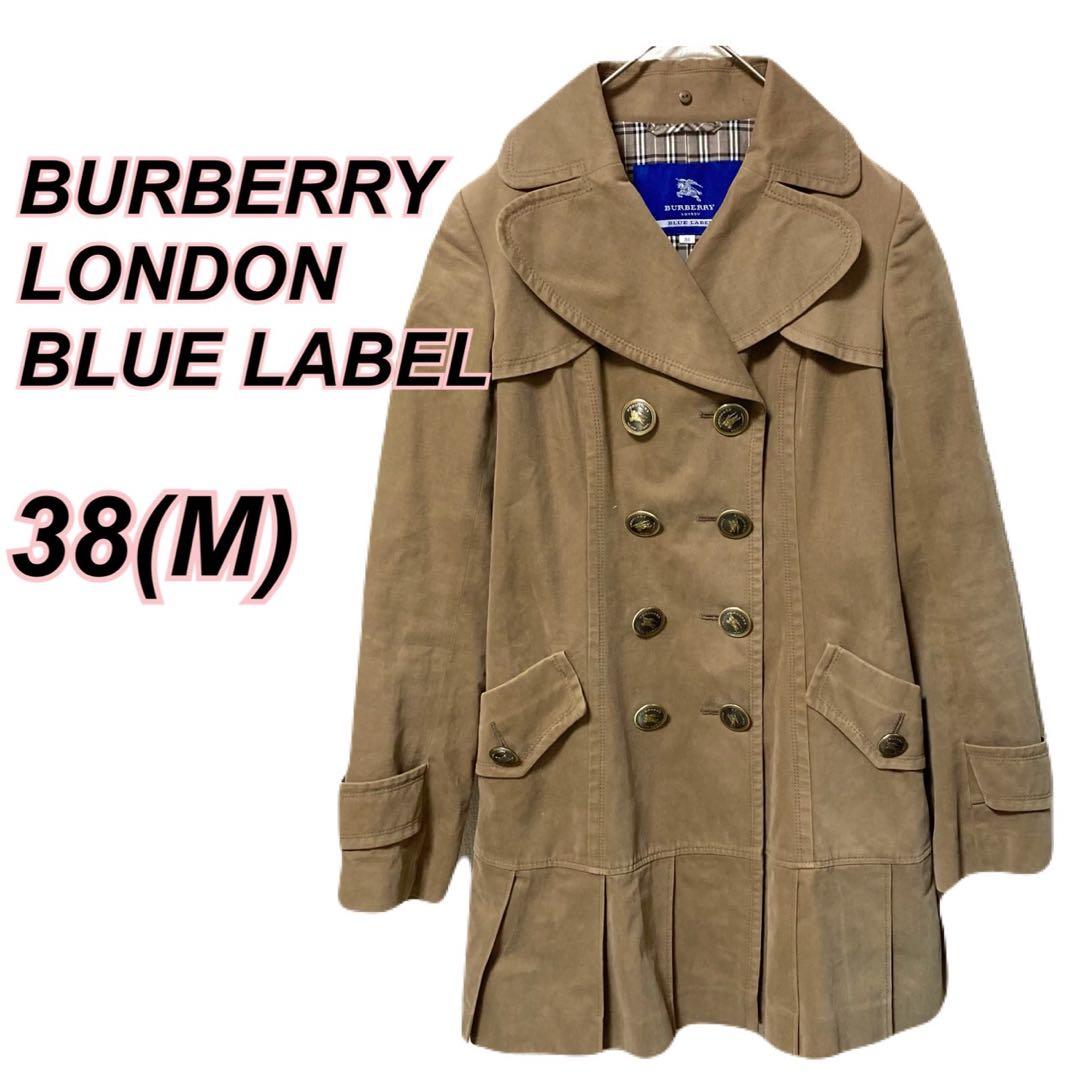 中古 Burberry バーバリー ブルーレーベル コート ノバチェック M
