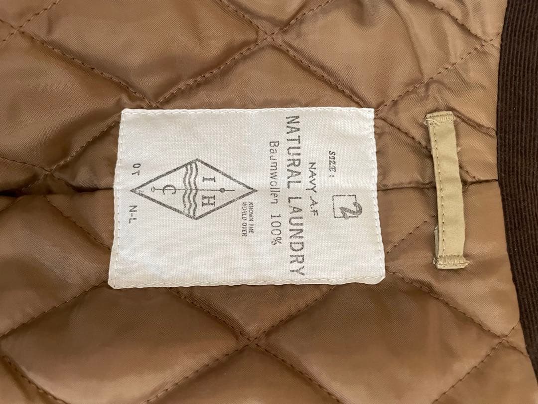 natural laundry ハンティングジャケット